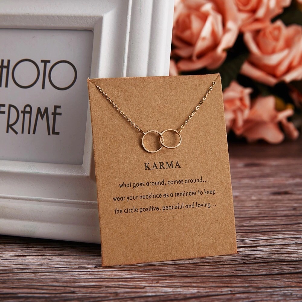 “Karma” Inspirational Necklace - Picture 3 of 3